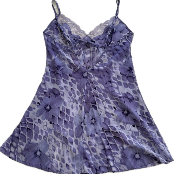 Victoria's Secret Purple Floral Slip Dress - Picture 2 of 2